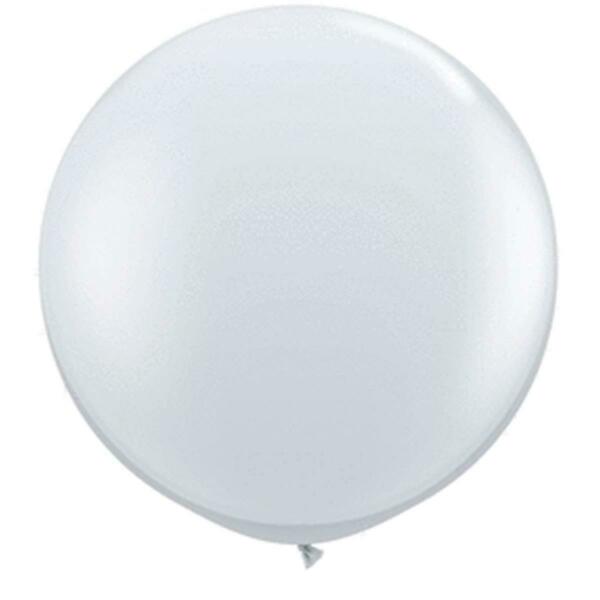 Mayflower Distributing 36 in. Diamond Clear Latex Balloon 52101